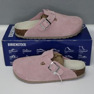 Birkenstock Clog Narrow Fit Soft Footbed Light Pink Size 36 / 3 Youth